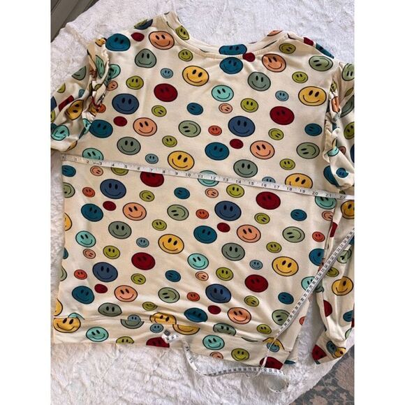 Women’s Balloon Sleeve Simon Pullover Posh Peanut Medium - Picture 5 of 8